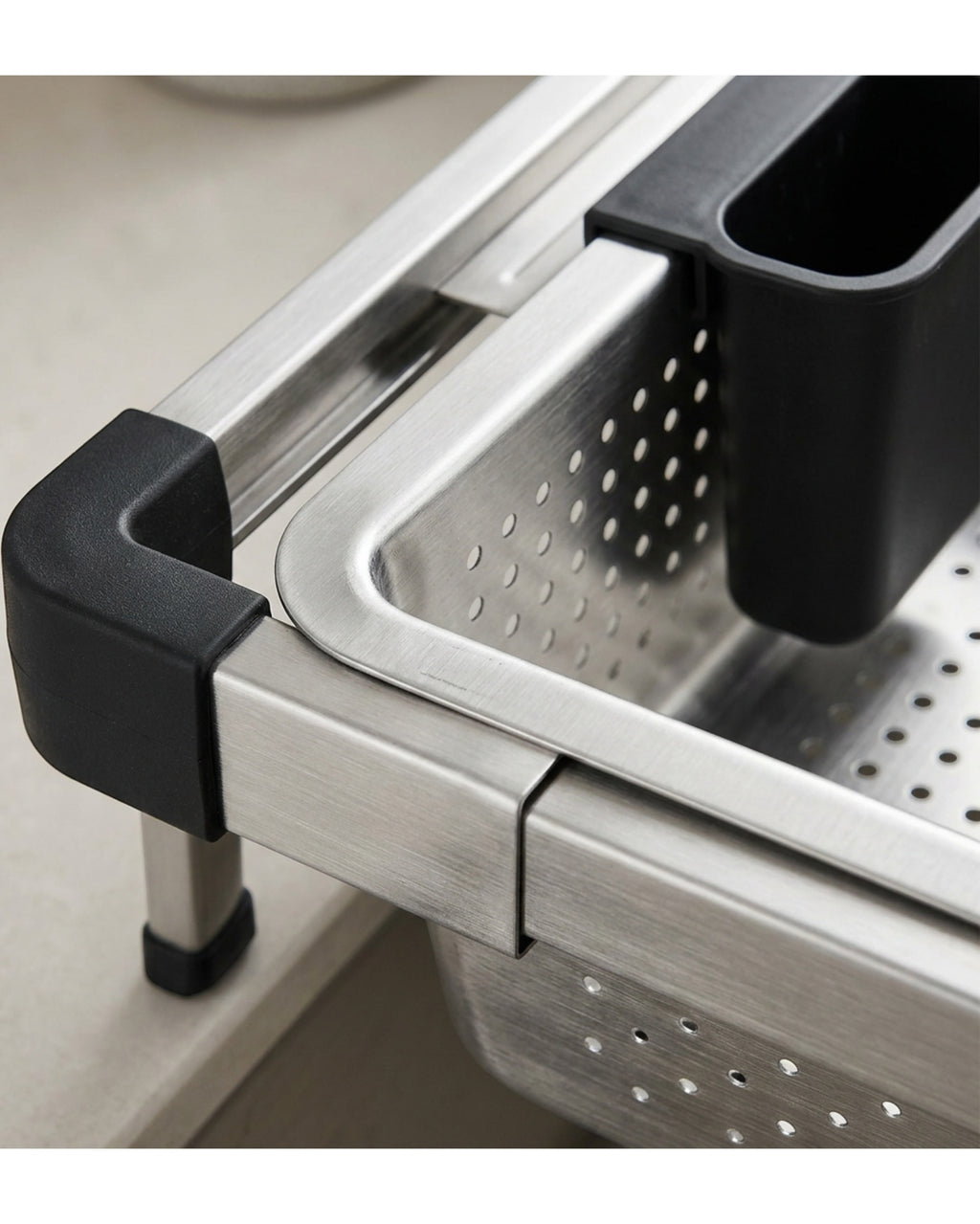 Teila Expandable Over-Sink Draining Rack 37-52 cm Stainless Steel - Detail view