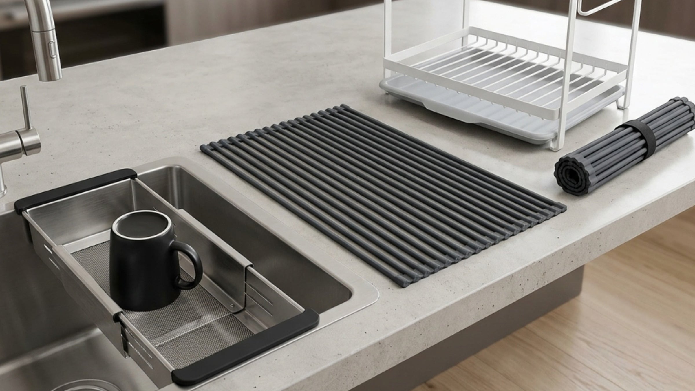 Teila Kitchen Sink Draining Racks